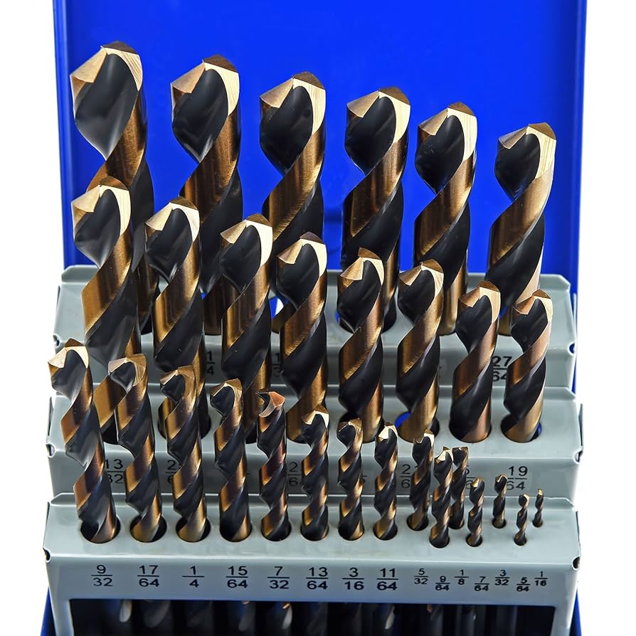 SHOマントルピース MaxTool Twist Drill Bit Set 29PCs High Speed Steel M2 Jobber